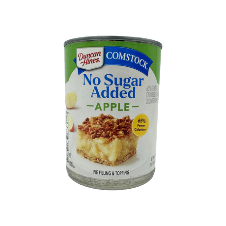 Relleno y cobertura para pastel Duncan Hines sin azúcar añadida, 20 oz - Manzana