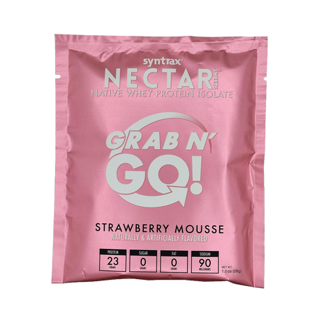 Sachet de poudre protéinée Nectar Syntrax - Mousse aux fraises / Un paquet