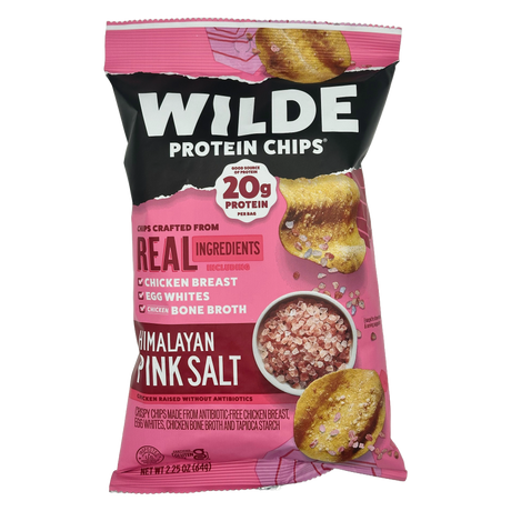 Wilde Chicken Chips - Himalayan Pink Salt / One Bag (2.25 oz)