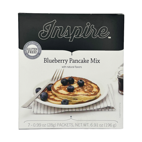 Pancakes protéinés Inspire 15g - Sans gluten - Bleuet / Une boîte
