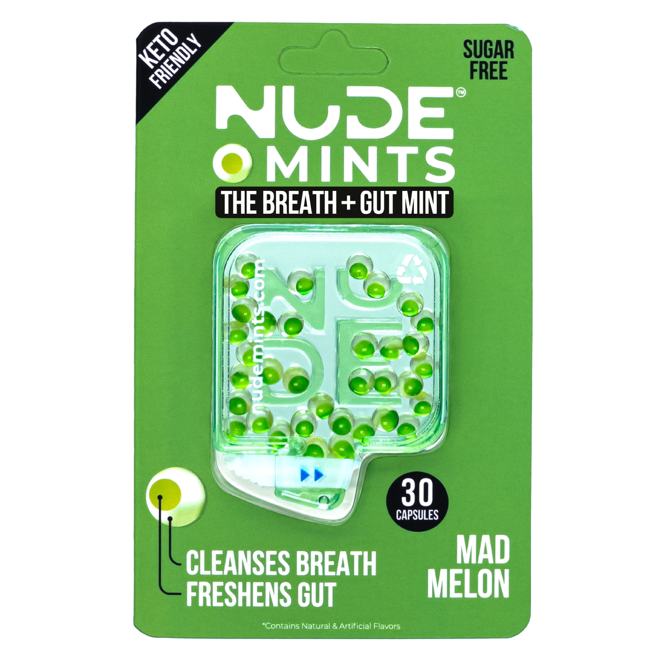 Breath + Gut Mints For Gut Healthy by NUDE - Watermelon by NUDE - Exclusive  Offer at $4.99 on Netrition