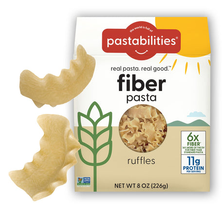 Pâtes fibreuses Pastabilities, 227 g - Une boîte / Volants