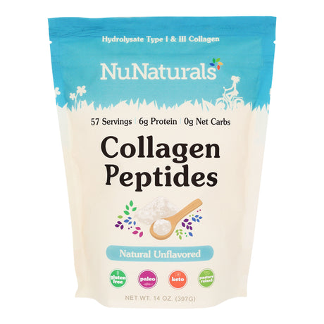 Péptidos de colágeno NuNaturals 14 oz