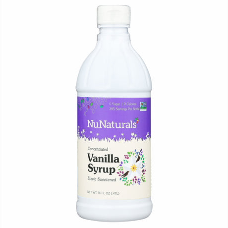 Sirope de Vainilla NuNaturals 16 fl oz.