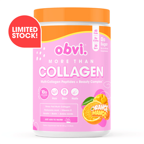 Obvi More Than Collagen Protein Powder - Orange Mango