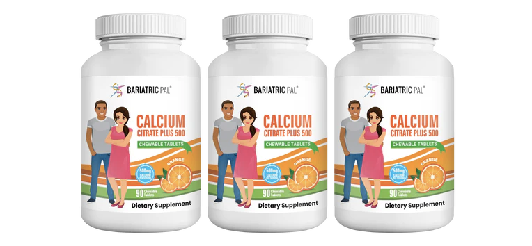 BariatricPal Calcium Citrate 500mg Chewable - Orange (Brand New!)
