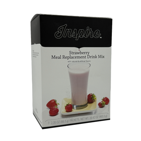 Inspire substitut de repas très hyperprotéiné (35 g) en boisson fouettée de Bariatric Eating - Fraise