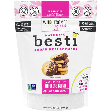 Wholesome Yum Besti Monk Fruit Allulose Blend - Granulado - 340 g