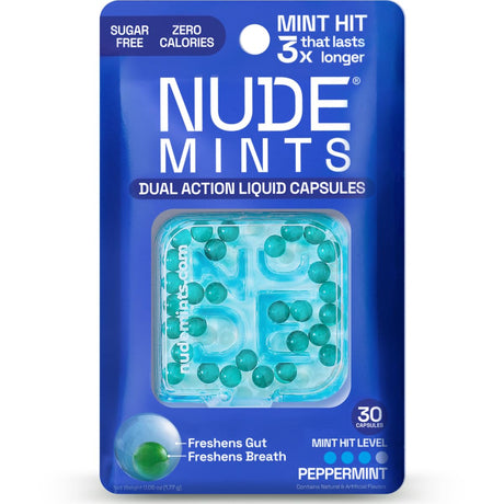 Menta para el aliento y el intestino saludables de NUDE - Menta