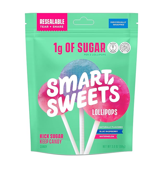 Smart Sweets Lollipops 86g (3 oz) by Smart Sweets - Exclusive
