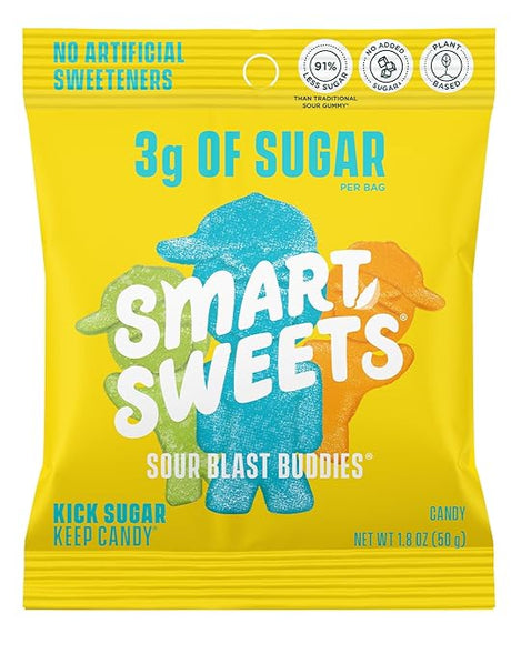 Smart Sweets bonbons gélifiés acidulés Sour Blast Buddies 50g (1,8 oz)