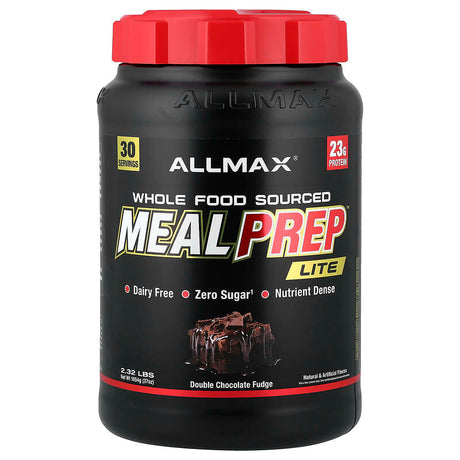 AllMax Nutrition MealPrep Lite, 2.32lb - Double Chocolate Fudge