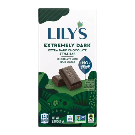 Barre Façon Chocolat Extra-Noir Lily's