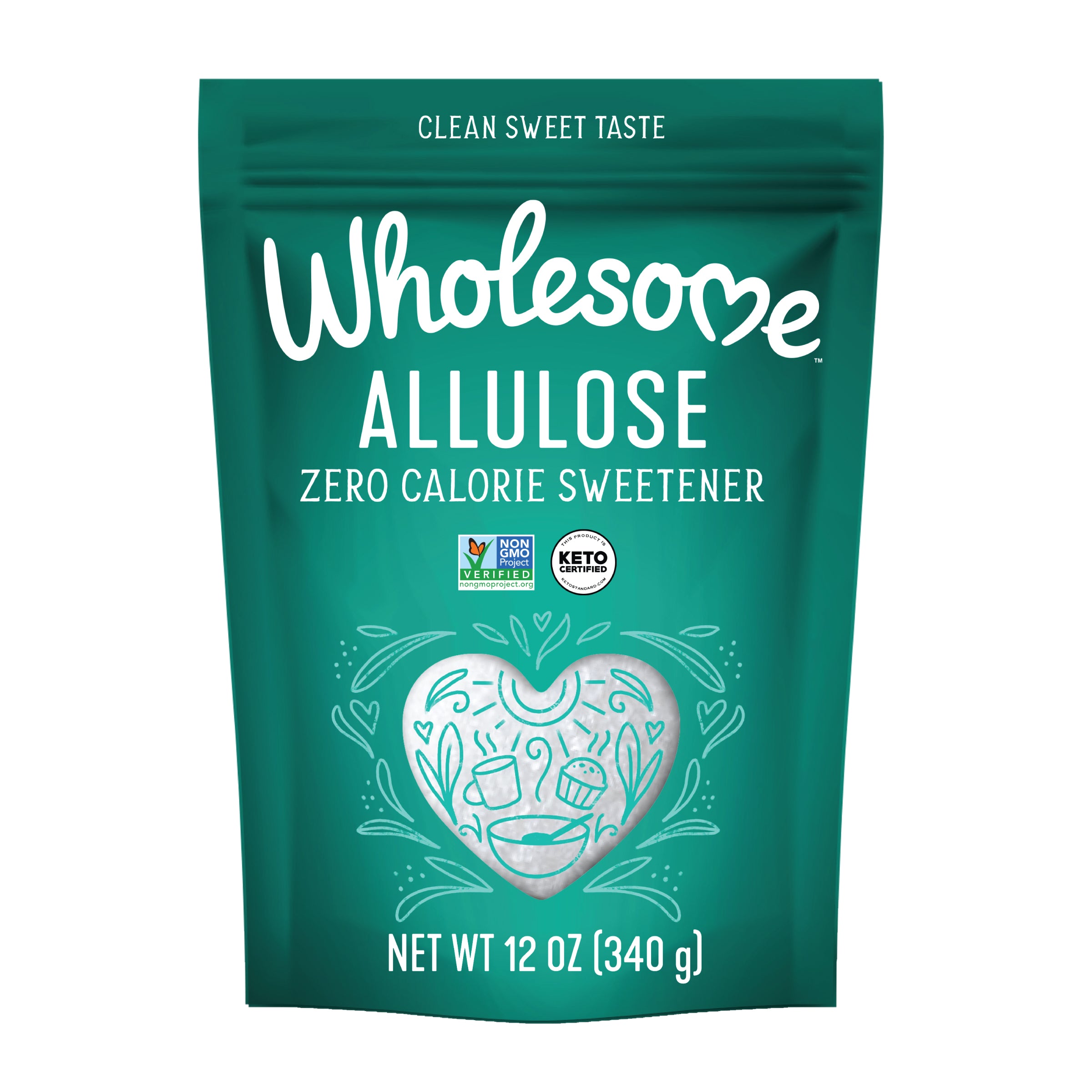 Wholesome Sweeteners Allulose Granulated Sweetener 12 oz by Wholesome  Sweeteners - Exclusive Offer at $8.39 on Netrition