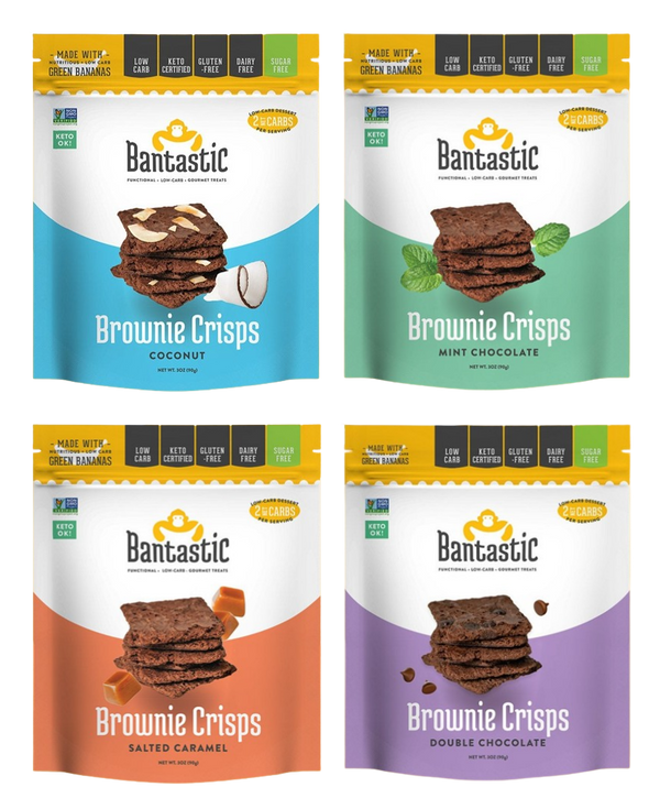 Bantastic Brownie Thin Crisps Snack - Variety Pack