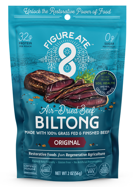 Figure Ate Biltong de bœuf séché à l'air, 56 g - Original