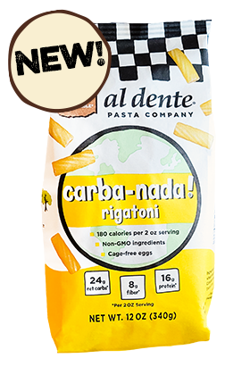 Pâtes Rigatoni Carba-Nada Al Dente 340 g