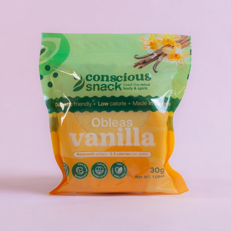 Gaufrettes d'amarante ConsciouSnack par Snackever - Vanille / Un pack