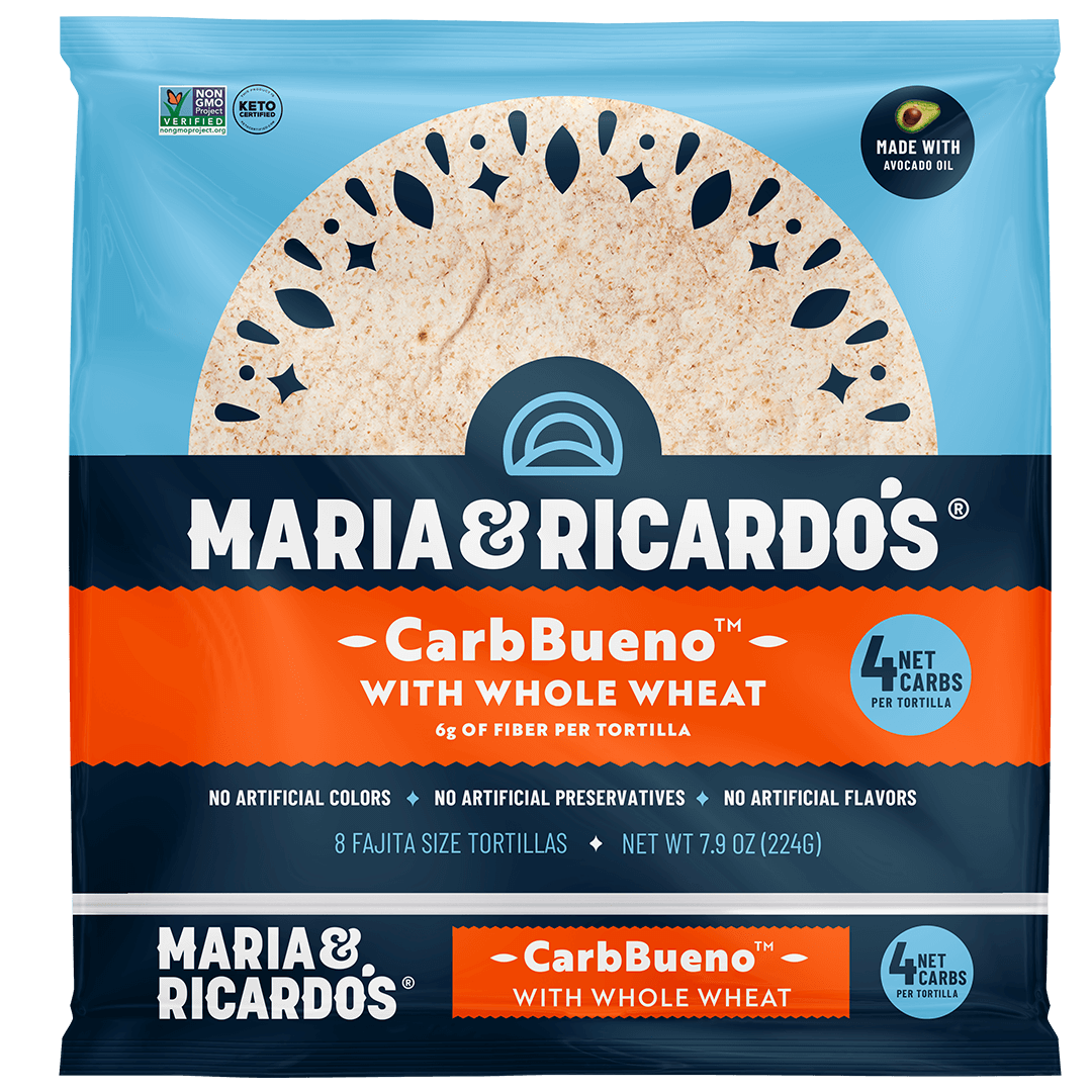 Maria and Ricardo's CarbBueno™ with Whole Wheat Tortillas by Maria