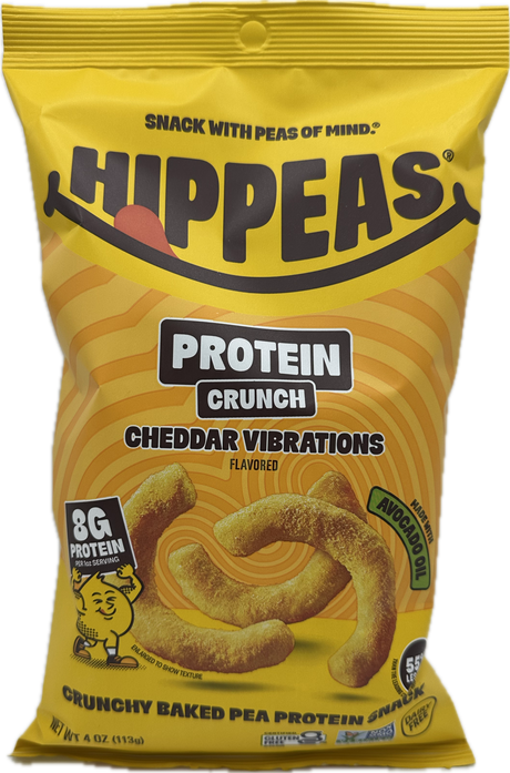 Hippeas Protein Crunch, 113 g - Vibrations de cheddar