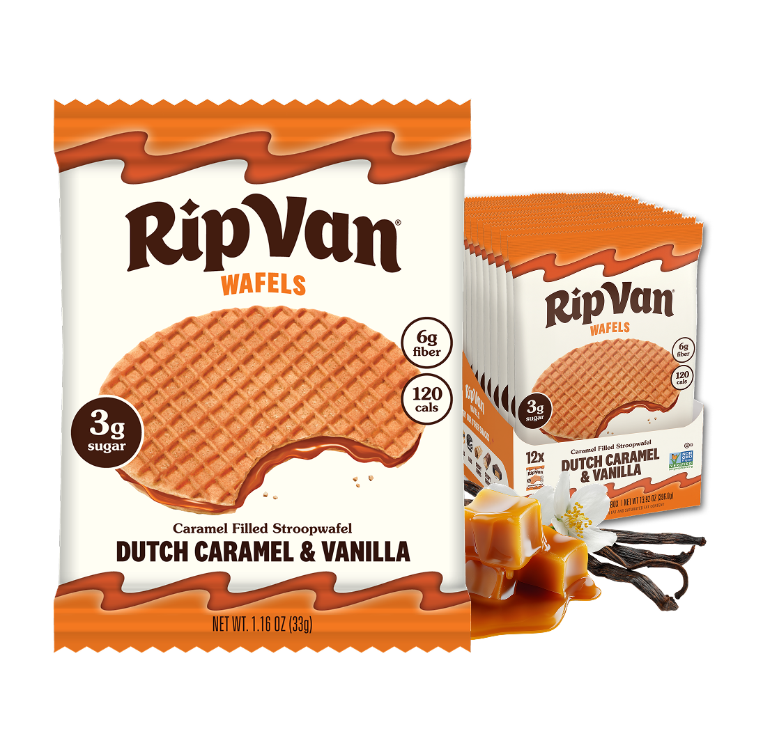 Rip Van Wafels - Dutch Caramel & Vanilla by Rip Van | Netrition