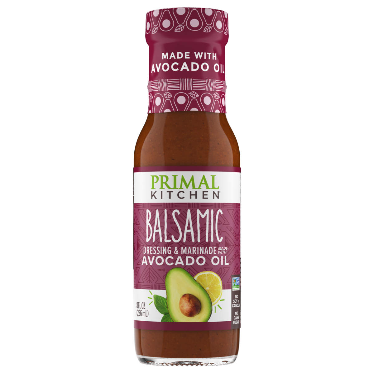 Primal Kitchen Balsamic Vinaigrette & Marinade , 8 fl oz