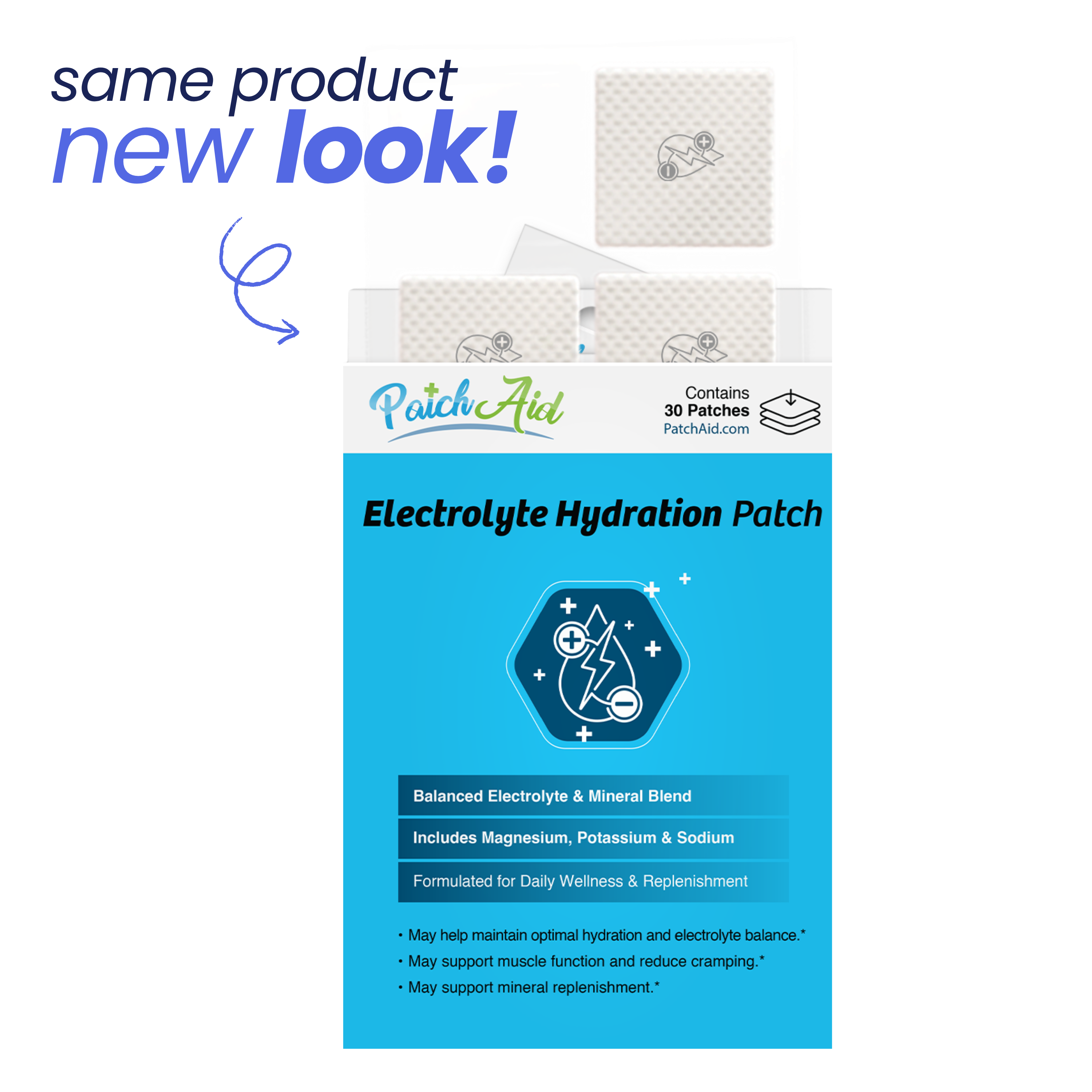 Electrolyte Hydration Patch by PatchAid