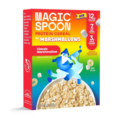Cereal Proteico Magic Spoon con Malvaviscos, 7oz - Malvavisco clásico