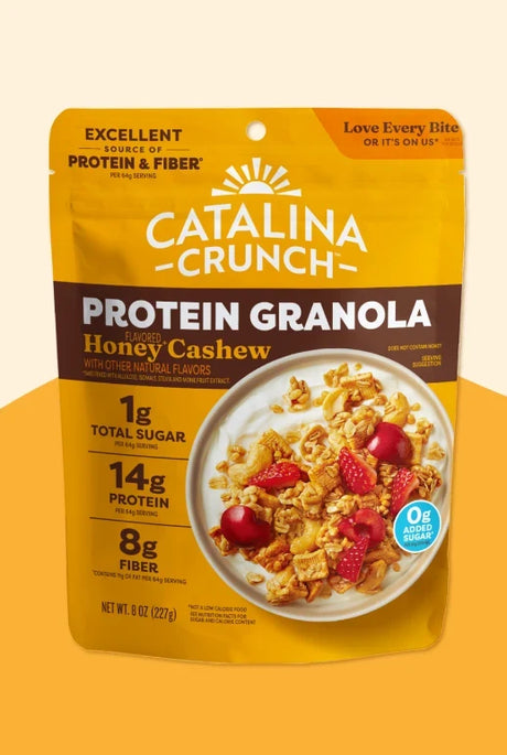 Catalina Crunch Granola Protéinée, 226 g - Miel de cajou