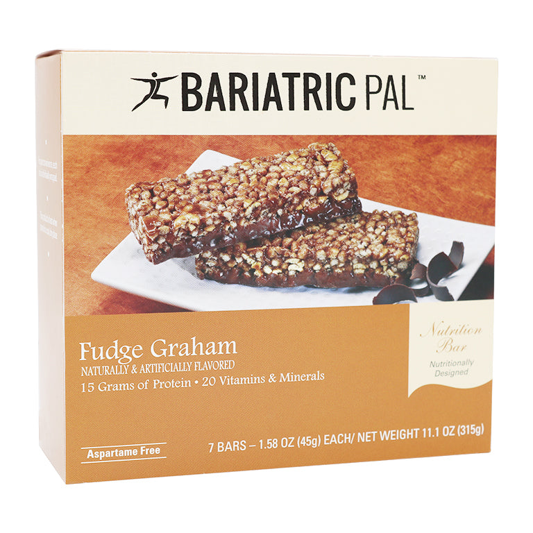 BariatricPal 15g Protein Bars Crispy Fudge and Graham by