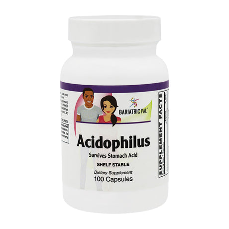 Capsules de prébiotiques et de probiotiques acidophilus 500 millions UFC (100 gélules) par BariatricPal