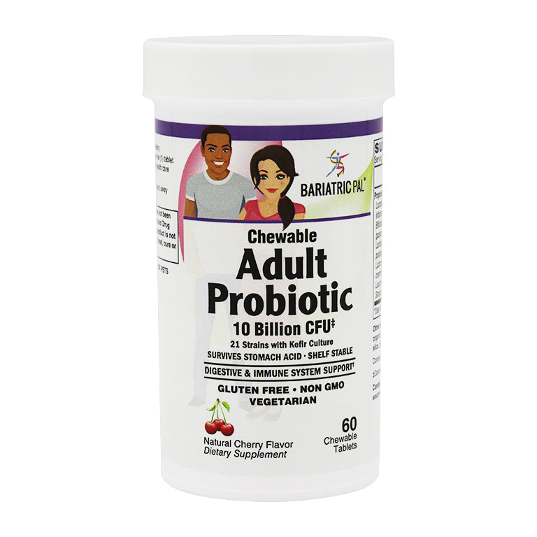 Chewable Adult Probiotic 10 Billion by BariatricPal