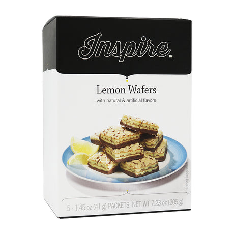 Obleas de proteínas Inspire Square de Bariatric Eating - Limón