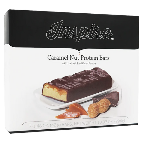 Inspire Caramel Nut Protein & Fiber Bar