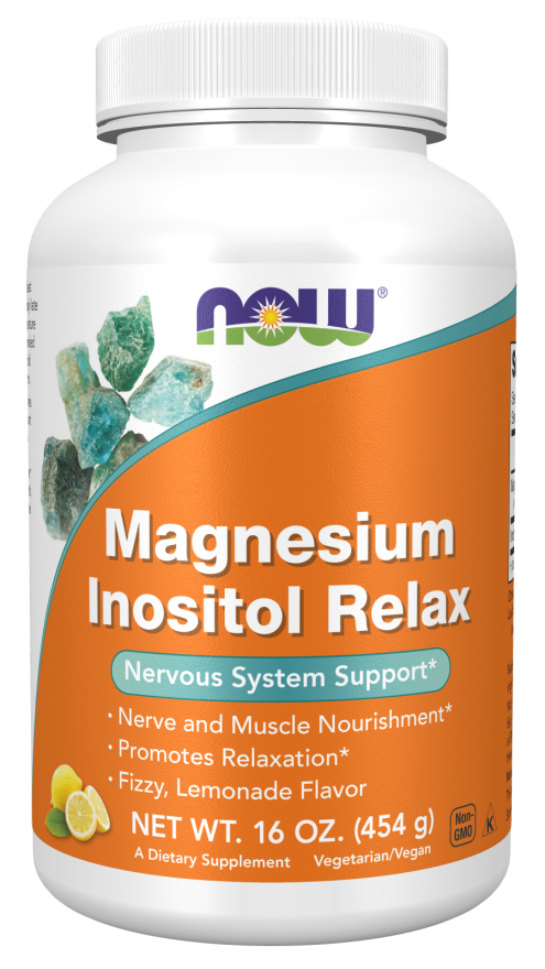 NOW Magnesium Inositol Relax Powder - 16 oz.