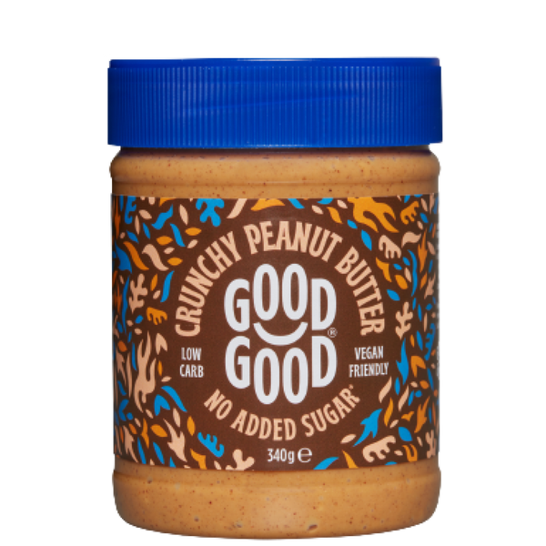 Good Good Crunchy Peanut Butter - No Added Sugar 12oz