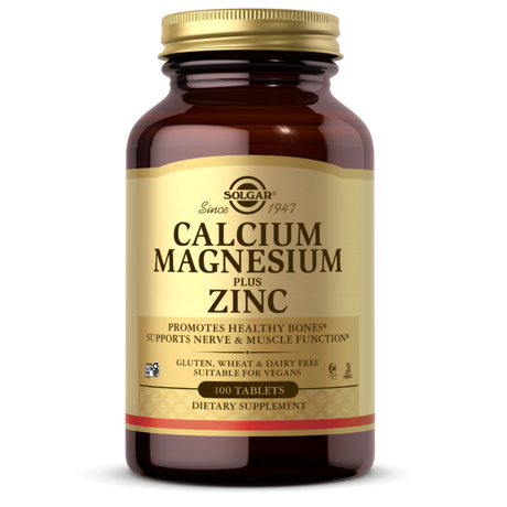 Solgar Calcio Magnesio más Zinc Comprimidos