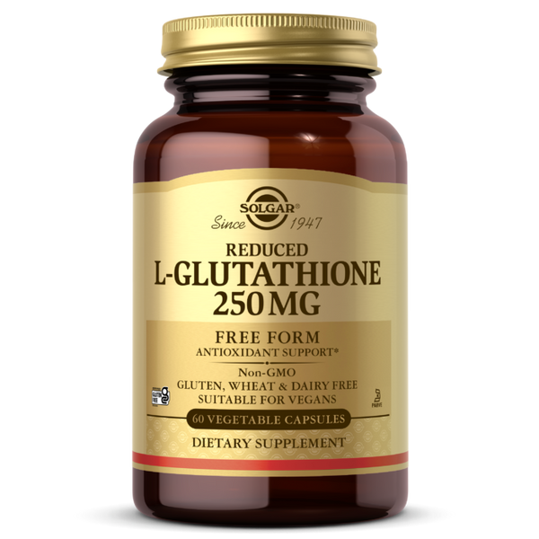 Solgar® Reduced L-Glutathione 250mg - Free Form Antioxidant Support