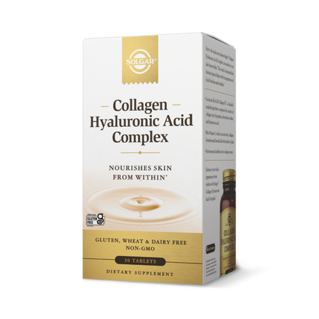 Solgar Complejo de Colágeno y Ácido Hialurónico - 30 Comprimidos