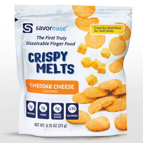 Savorease Crispy Melts, 0.75 oz - Queso cheddar / Una bolsa