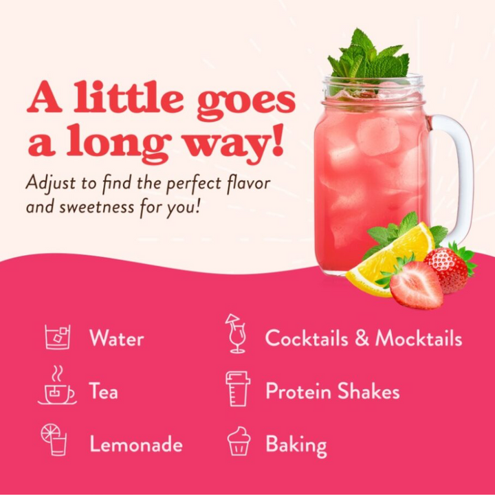 Jordan's Skinny Syrups Sugar Free Strawberry Lemonade Syrup Concentrate