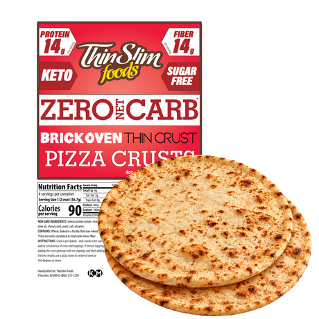 ThinSlim Brick Oven Thin Crust Pizza with 14g of protein.