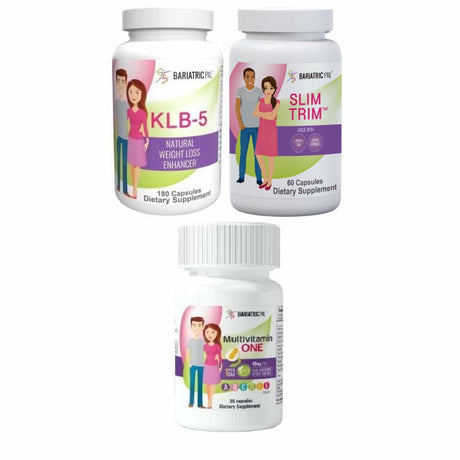 BariatricPal Multivitamínico One + Pack Combinado Supresor del Apetito y Potenciador de la Pérdida de Peso