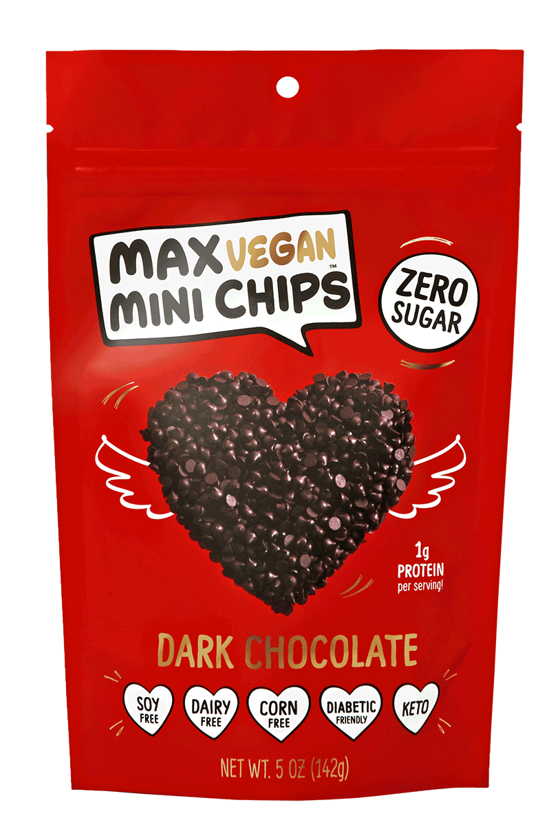 Know Brainer Foods Max Vegan Zero Sugar Mini Chips - Dark