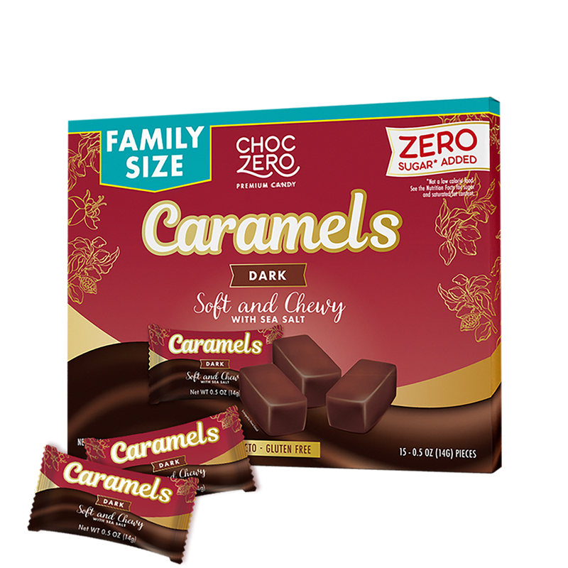 ChocZero Dark Chocolate Covered Caramels with Sea Salt by ChocZero