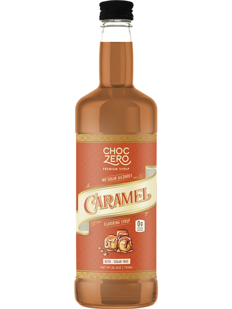 Jarabe de café sin azúcar ChocZero - Caramelo / 750 ml