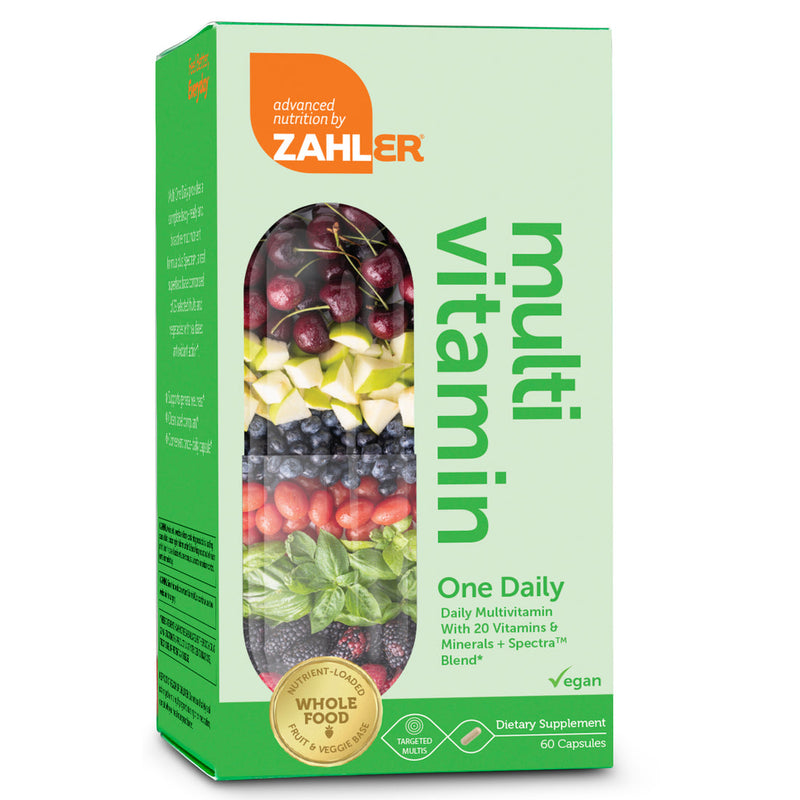 Multivitamin One Daily Vegan & Kosher Capsules by Zahler