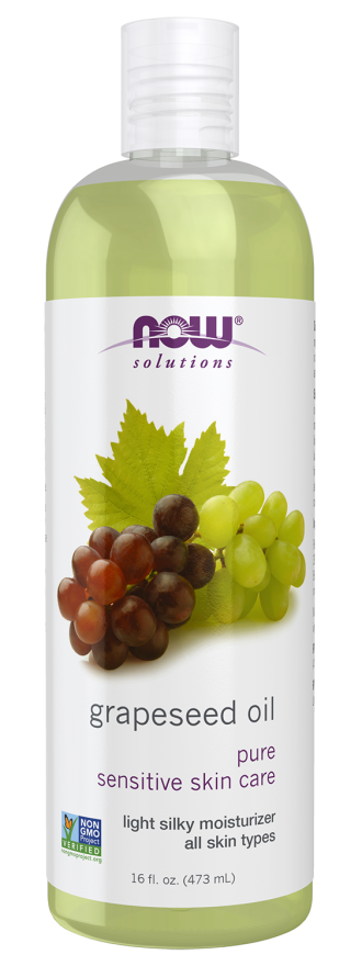 NOW Grapeseed Oil - 16 fl. oz.