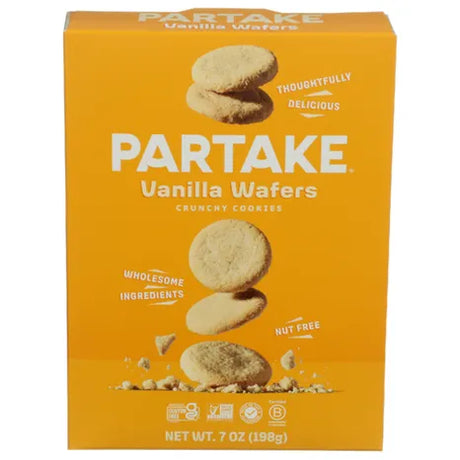 Gaufrettes à la vanille végétaliennes et sans gluten Partake, 198 g