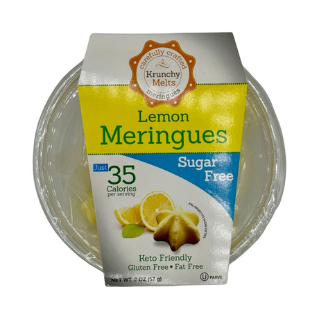 Meringues sans sucre Krunchy Melts - 2 oz / Citron